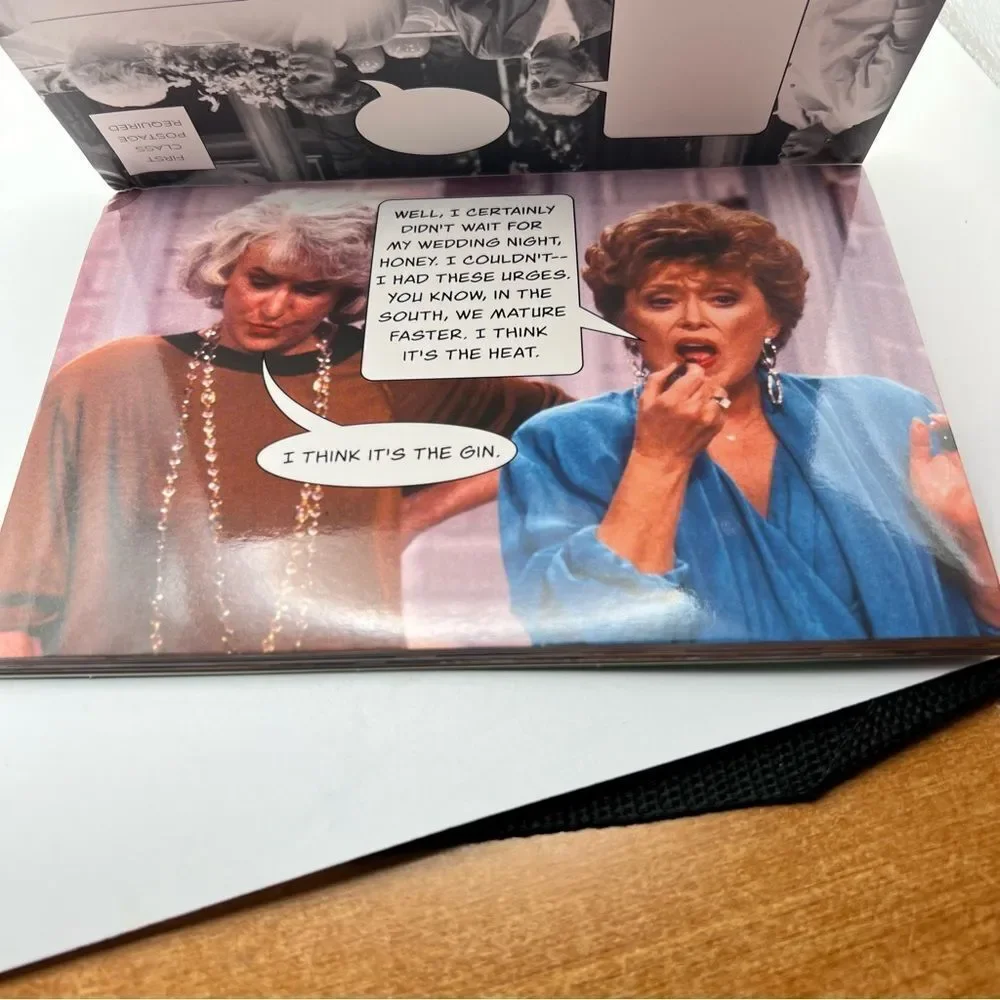 - Golden girls “postcard book‎ with puffy stickers